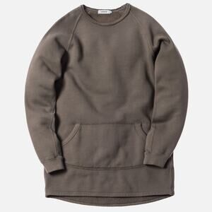 Nonnative Stranger Crewneck Long Line Cotton Terry Kangaroo‎ Pocket Size 0 [S]